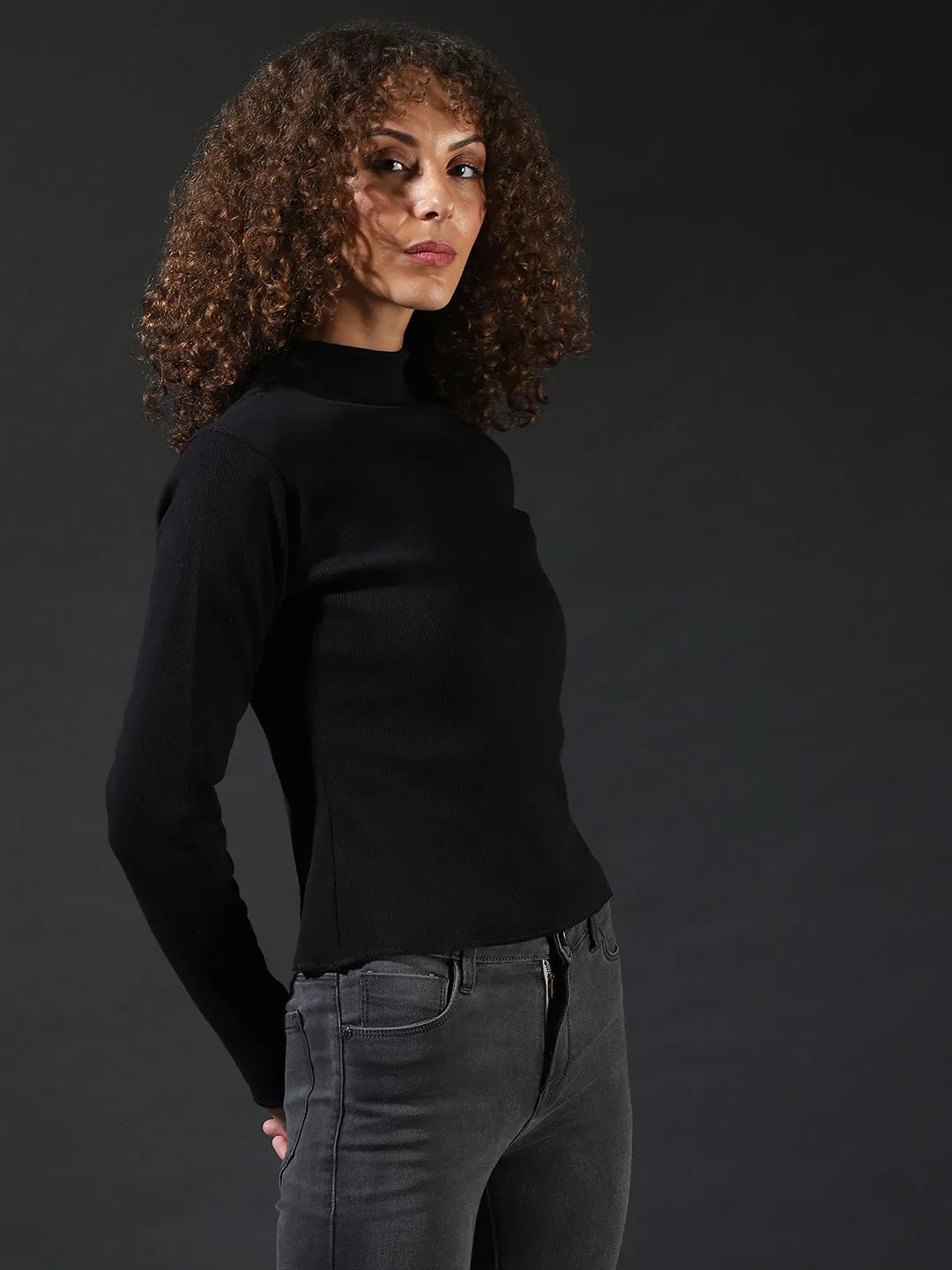 Ribbed Knit Sweater