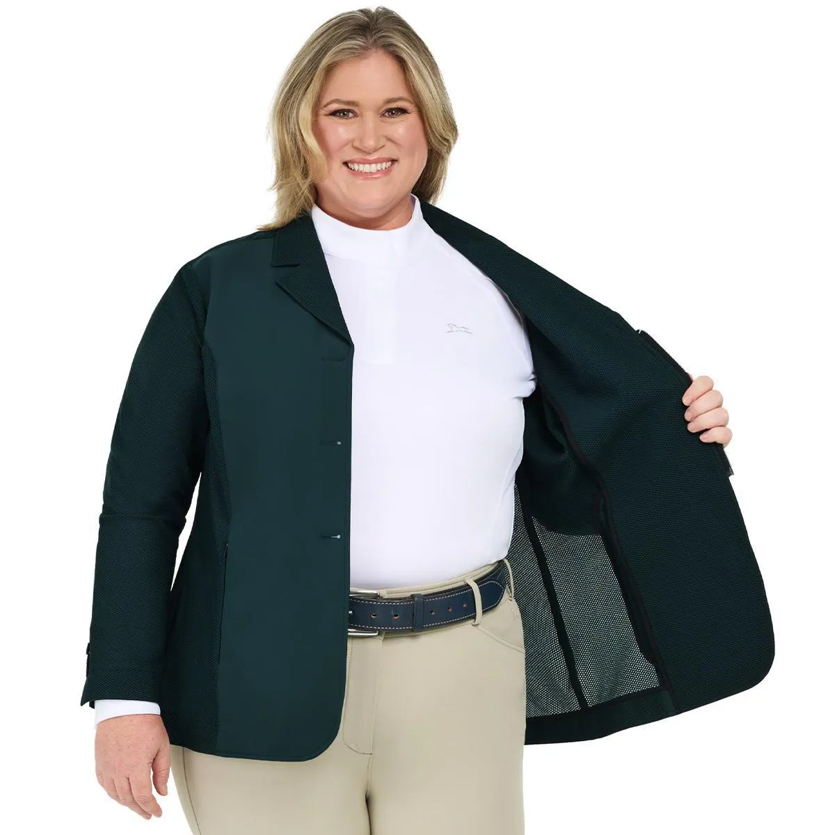 RJ Classics Women's Harmony Plus Mesh Show Coat