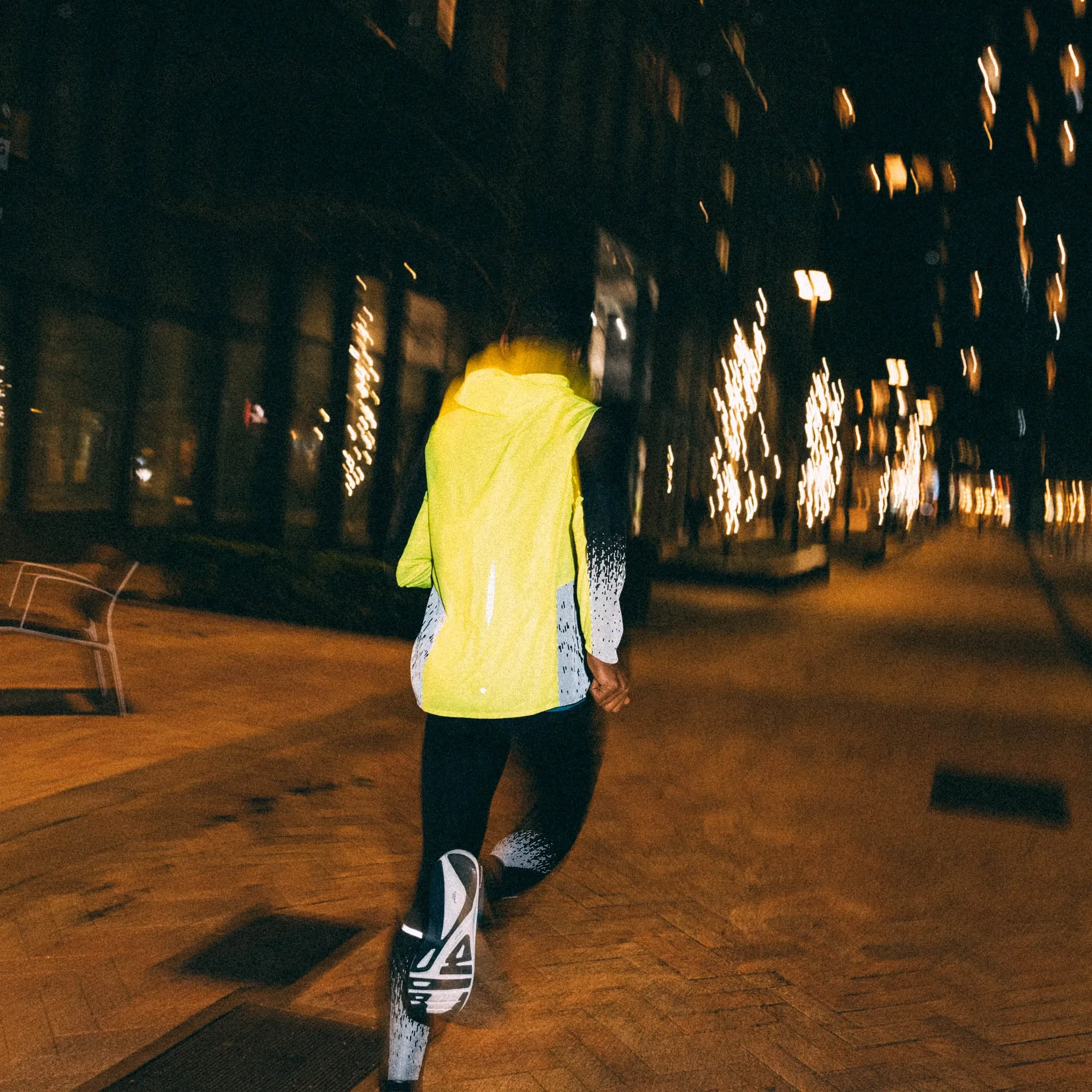 Ronhill Tech Reflect Jacket Men's Fluorescent Yellow Black Reflect