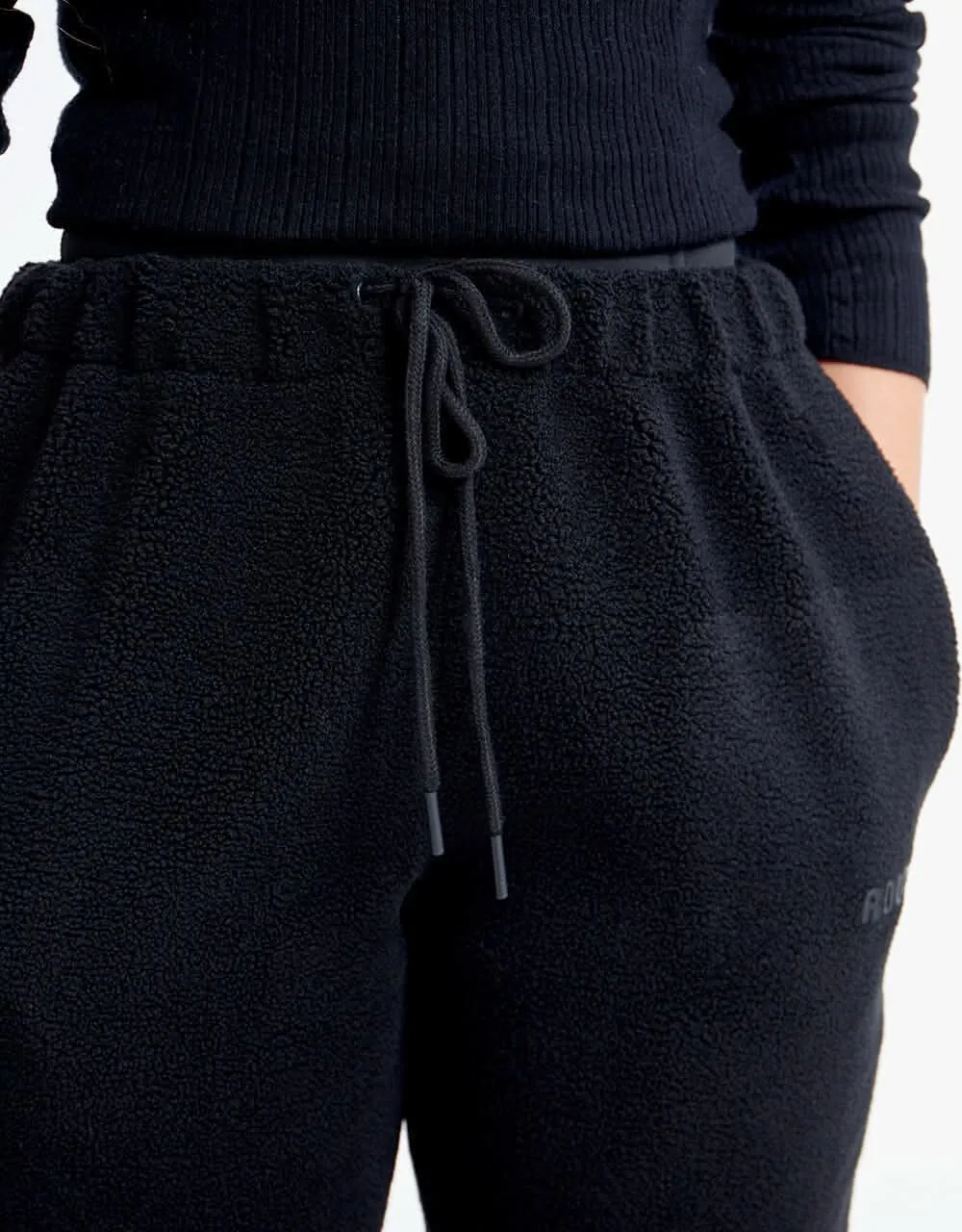 Route One Ursa Fleece Pants - Black