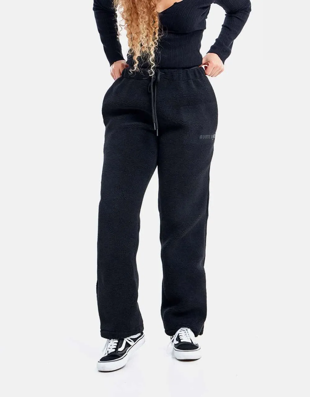 Route One Ursa Fleece Pants - Black