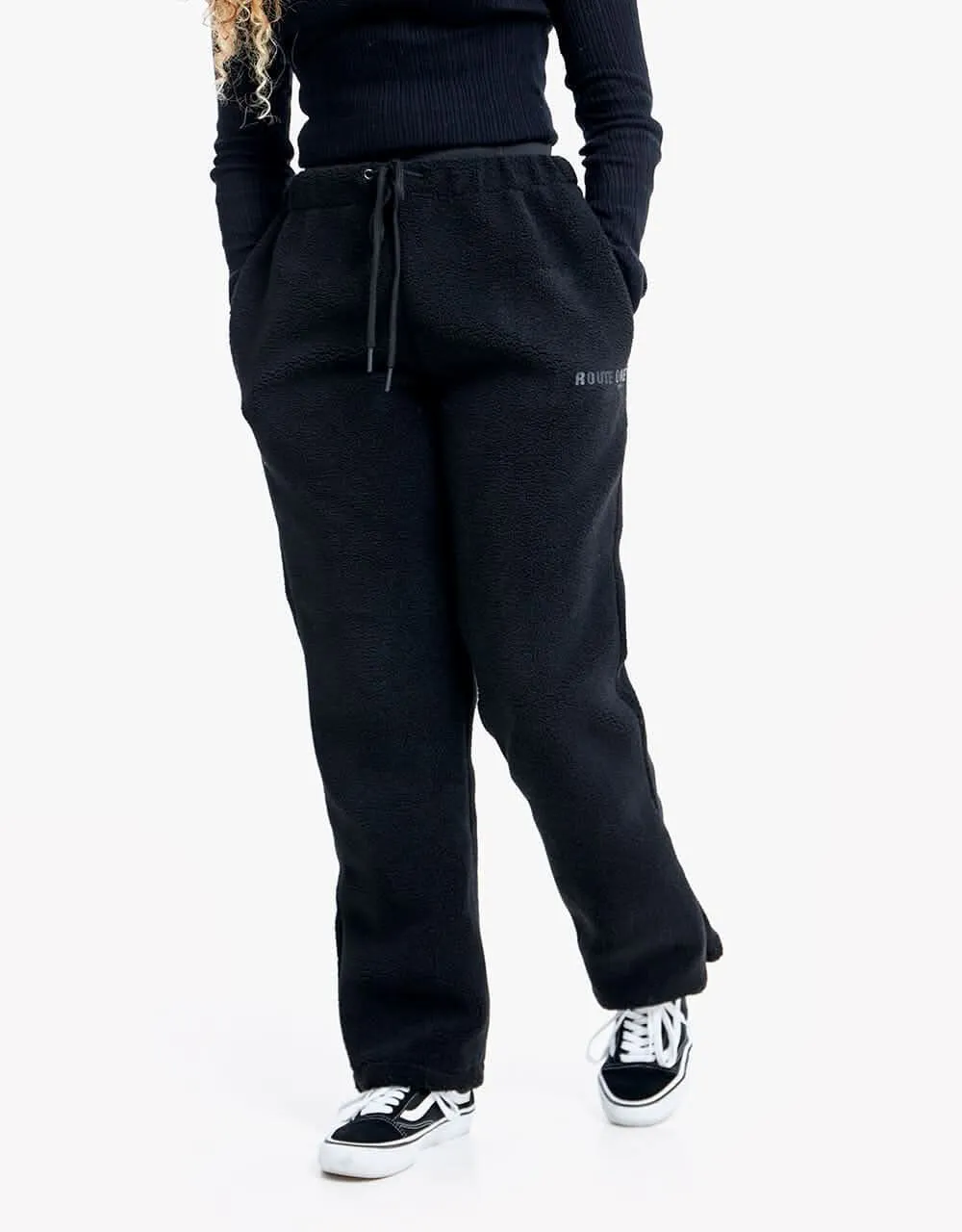 Route One Ursa Fleece Pants - Black
