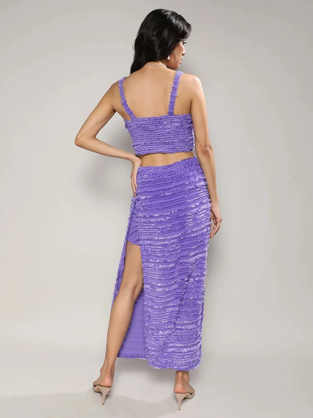 Self-Design Fringe Co-Ord Set