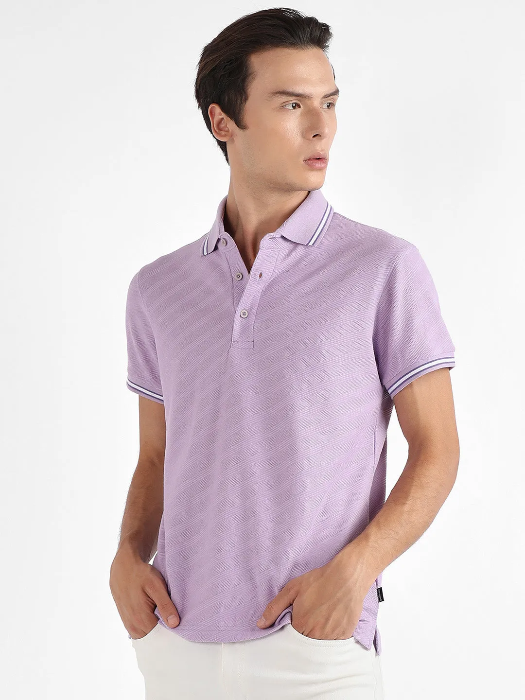 Self-Design Regital Striped T-Shirt