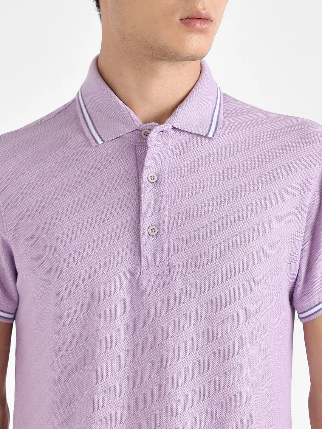Self-Design Regital Striped T-Shirt