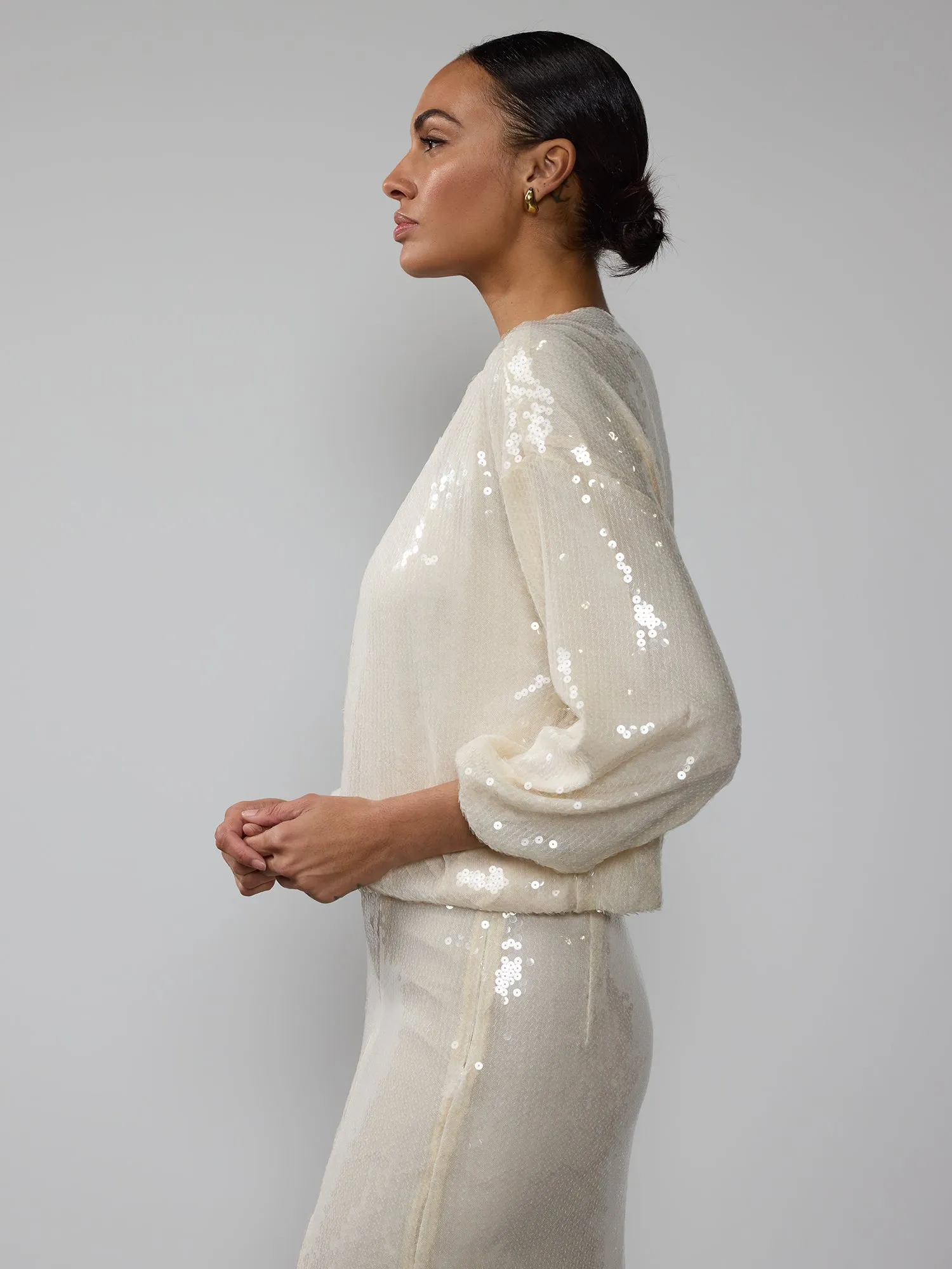Sequin Bomber Jacket