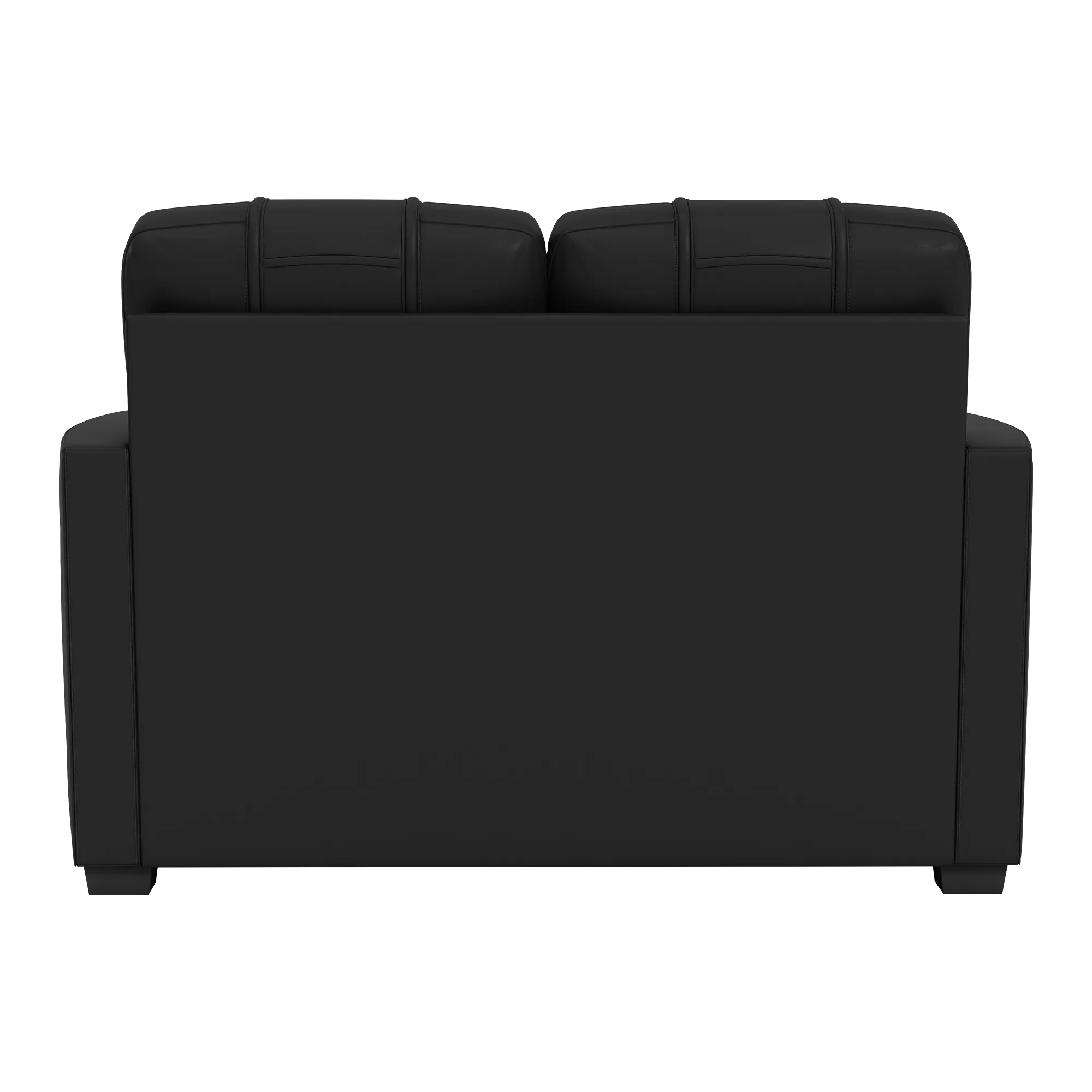 Silver Loveseat with Columbus Blue Jackets Logo