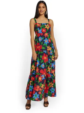 Skies Are Blue Floral-Print Tiered Maxi Dress - Brands We Love