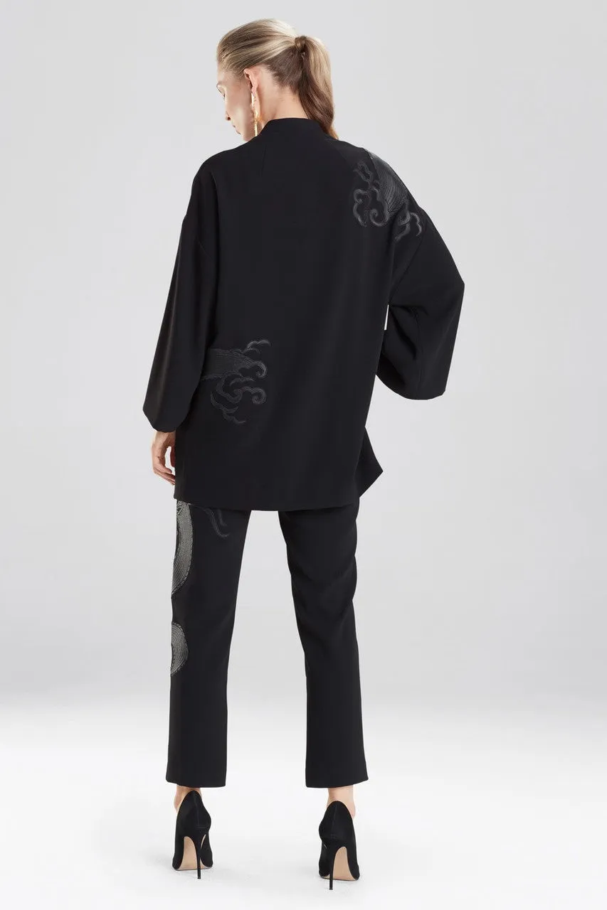 Solid Crepe Kimono