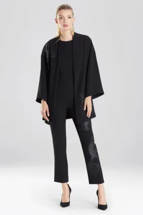 Solid Crepe Kimono