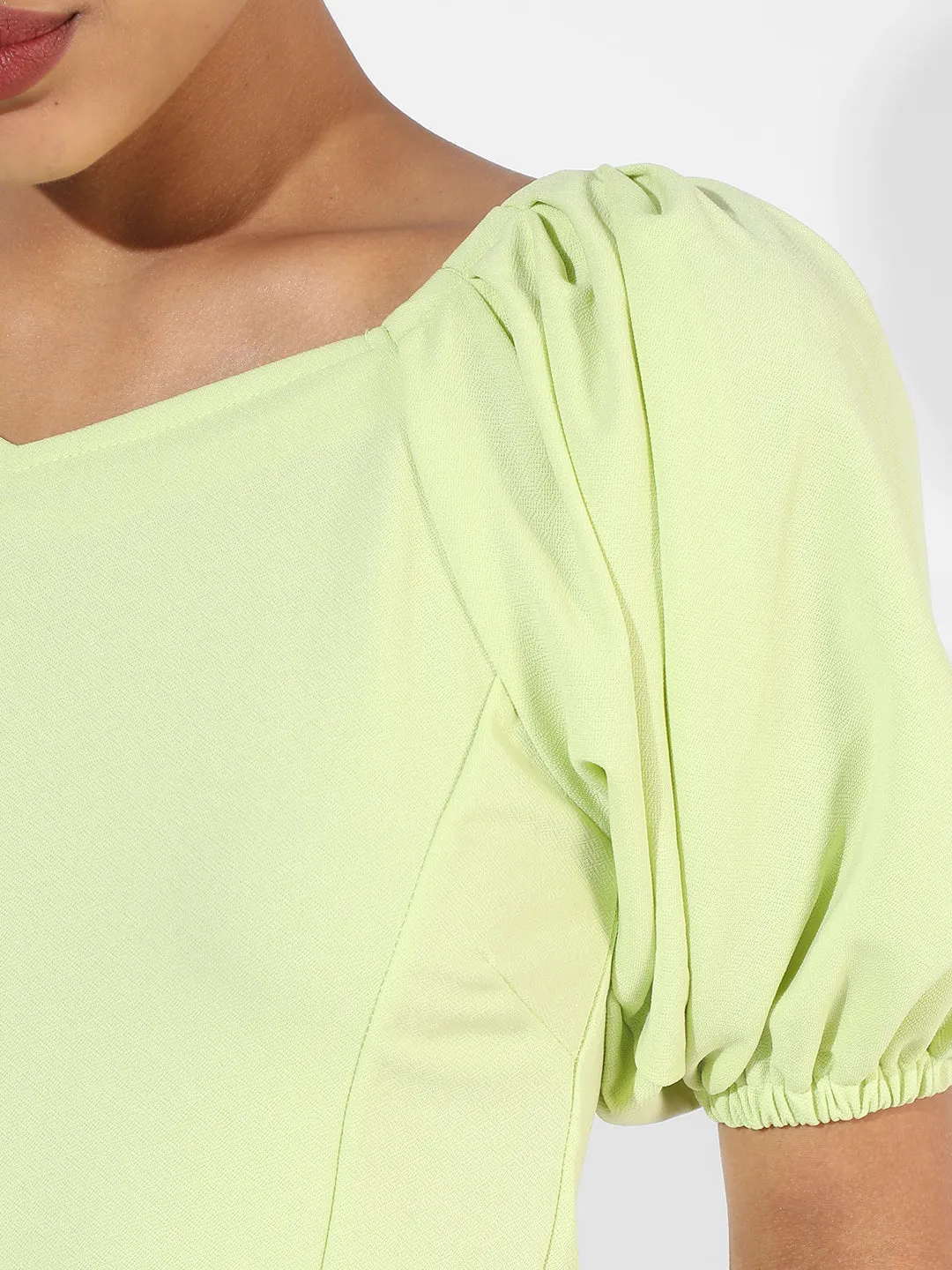 Solid Lime Green Top