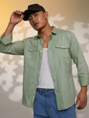 Solid Utility Shirt