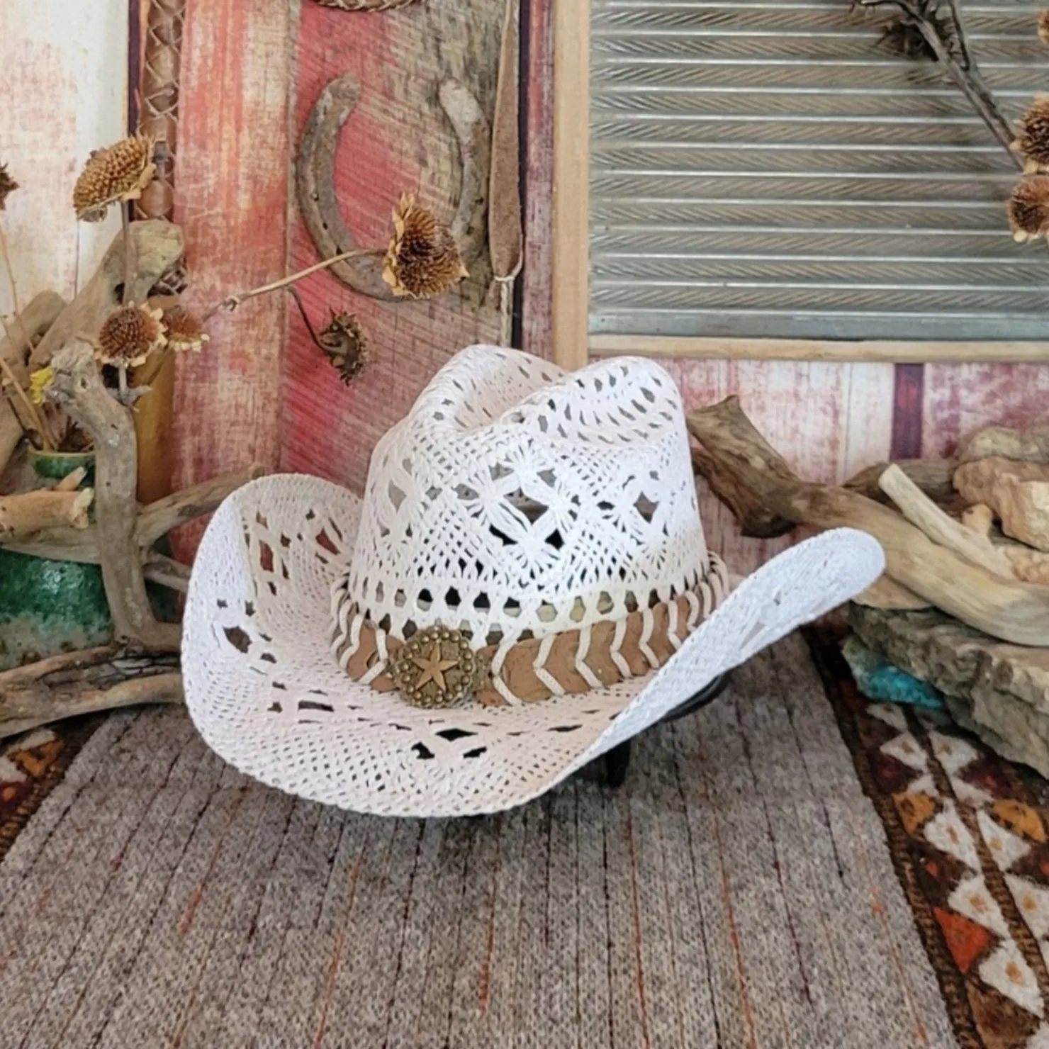 Straw Hat the "Naughty Girl" by Run a Muck  2649