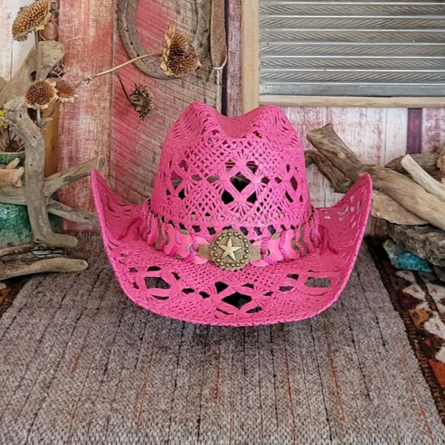 Straw Hat the "Naughty Girl" by Run a Muck  2649