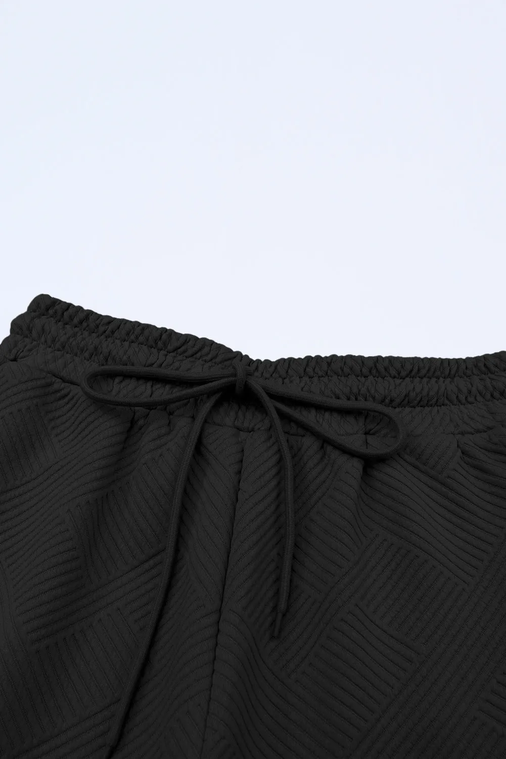 Stylish Black Women's T-Shirt & Pants Set - Relaxed Fit