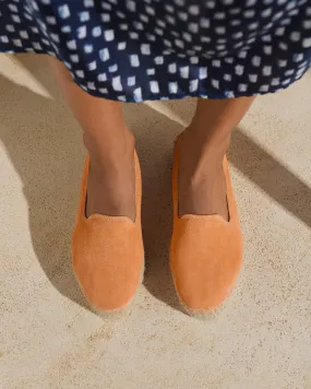 Suede Double Sole Espadrilles - R78D0 - Hamptons Island Peach