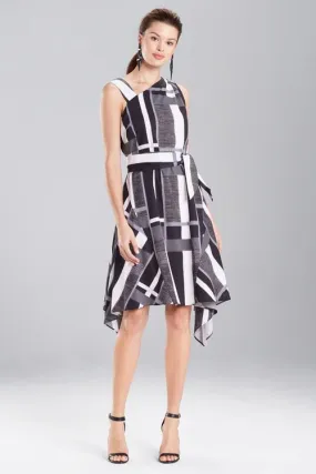 Taisho Stripes Cotton Belted Dress