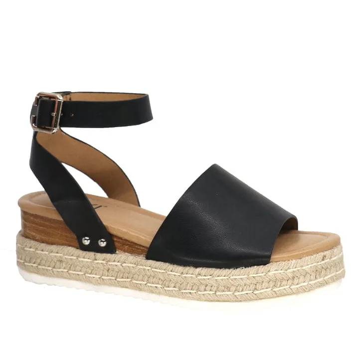 Taxi Women's Adrianna Espadrilles- Black