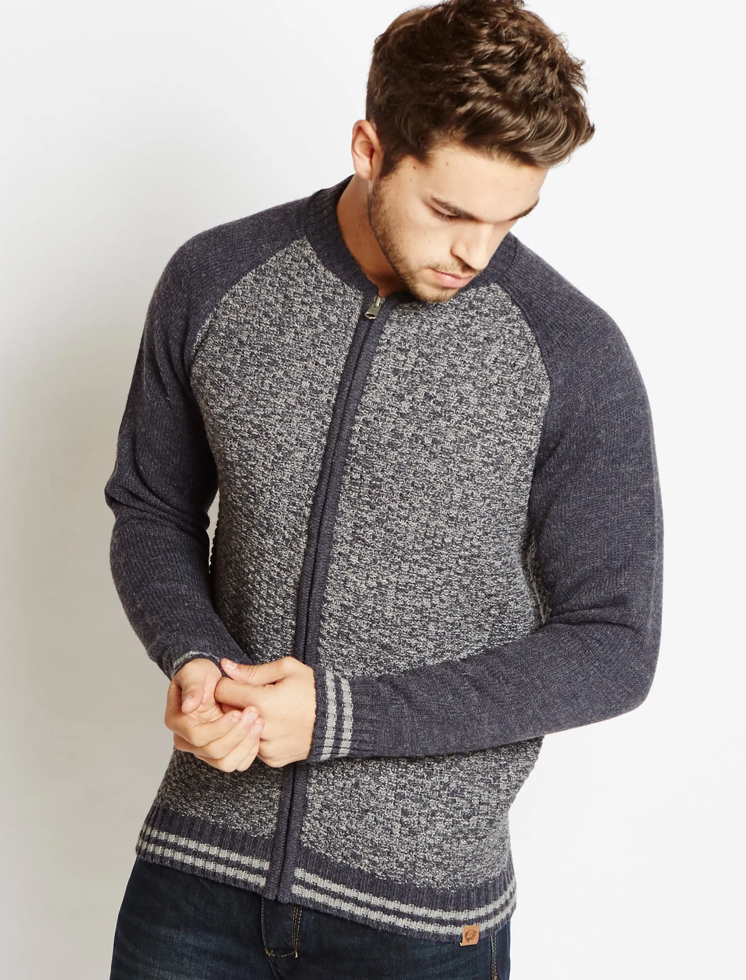 Tokyo Laundry Pitcher dark grey cardigan