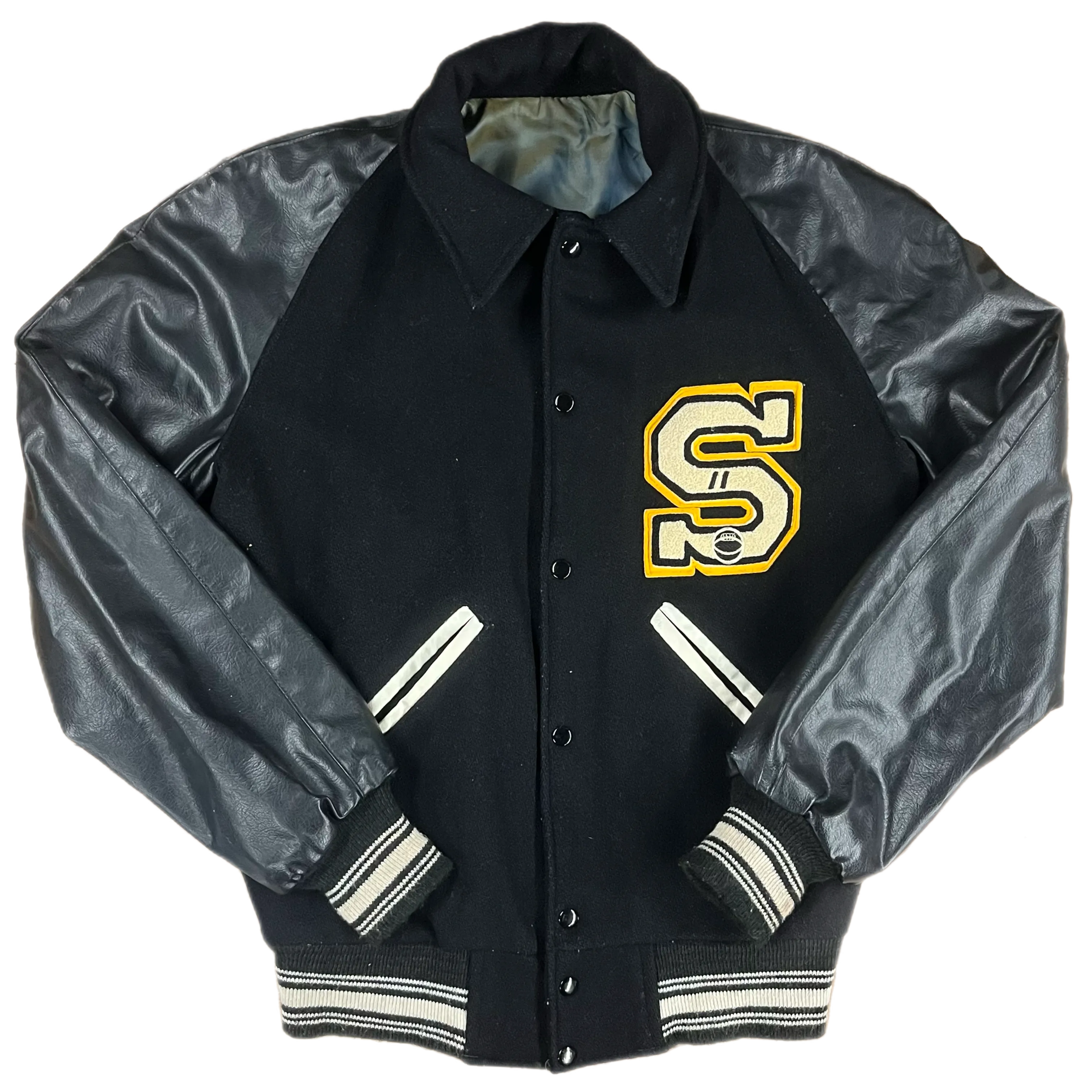 Vintage Wool Letterman "Taylor Sporting Goods" Basketball Jacket