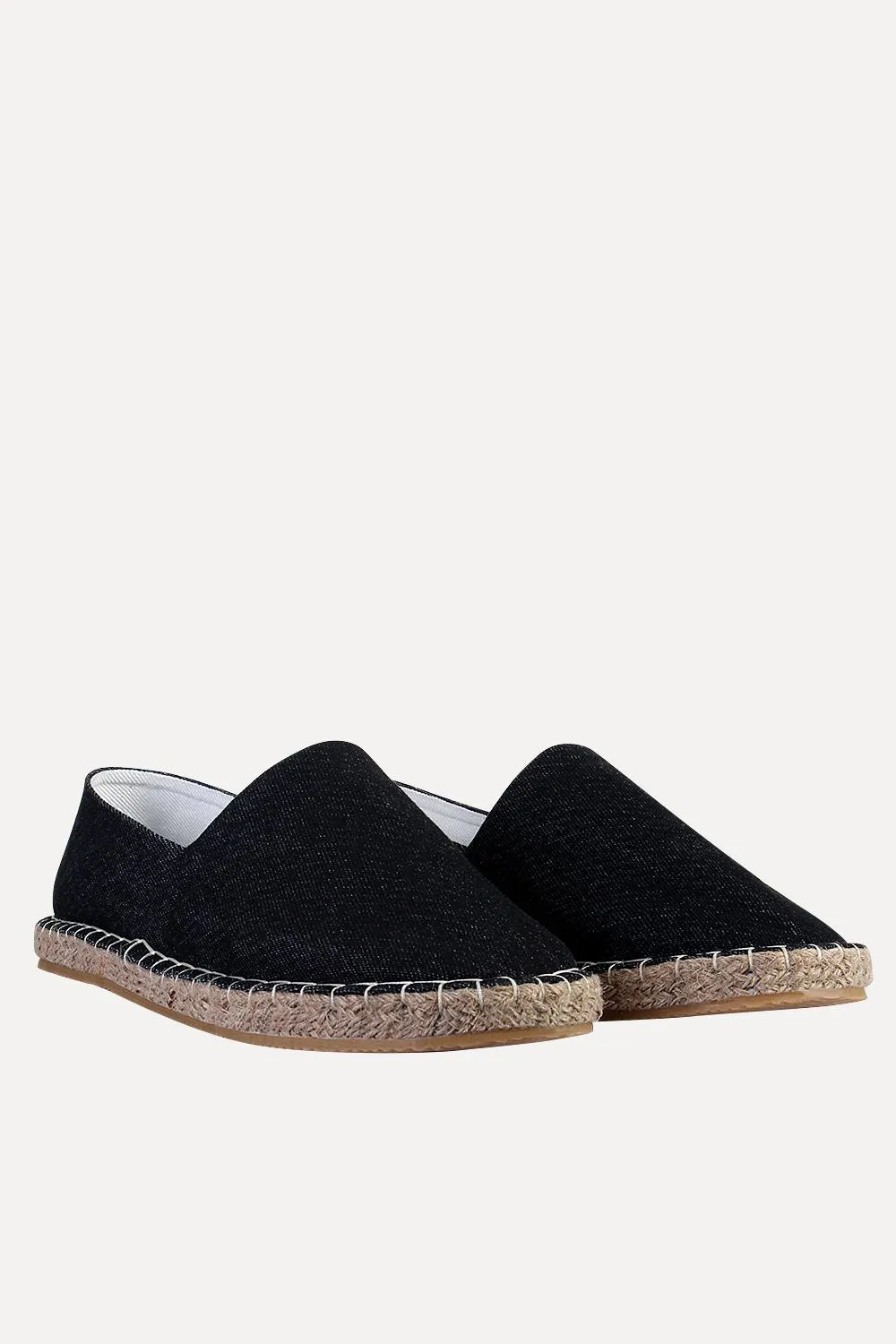 Washed Indigo Denim Espadrilles