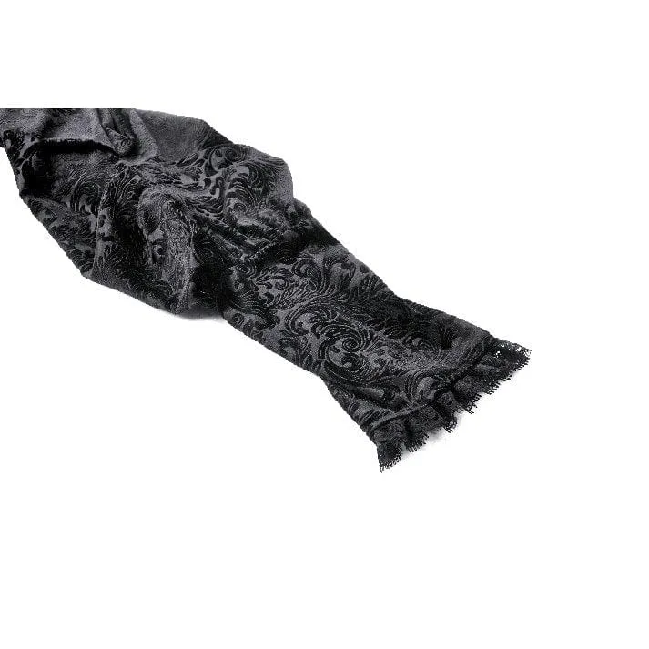 Women's Gothic Lace Velvet Long Sleeved Shirt