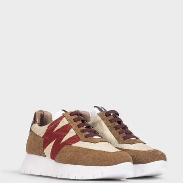 Wonders Brown & Rust Sneakers