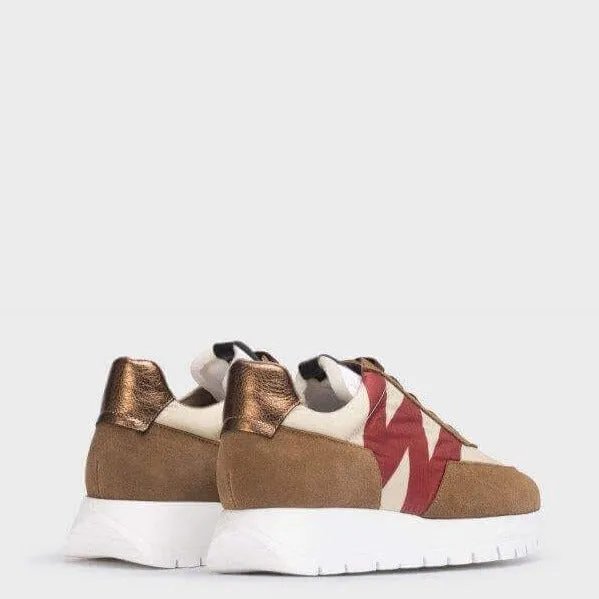 Wonders Brown & Rust Sneakers