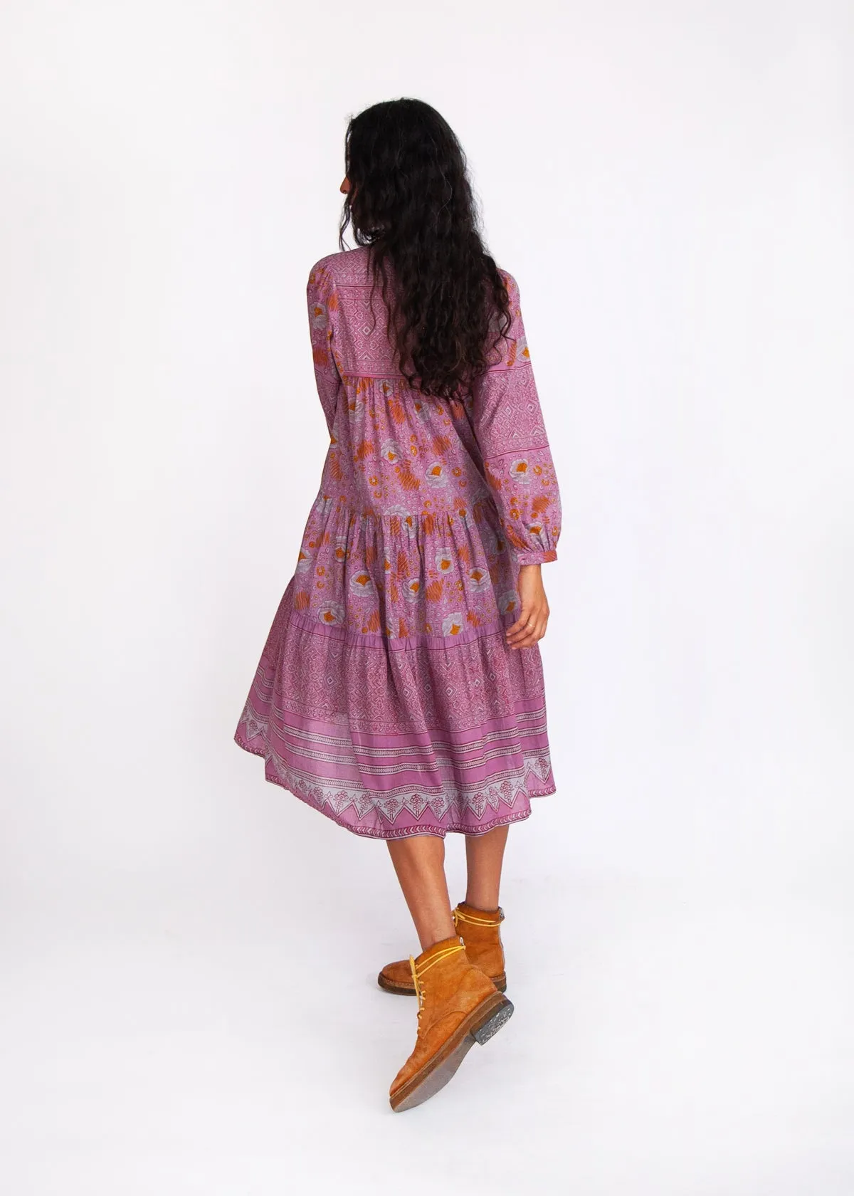 Yamini Booj Dress Overdye, Grey